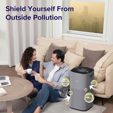 Levoit Core 600S-P auto mode maintains steady air quality automatically