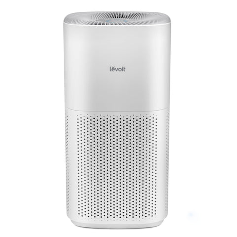 Levoit Core 600S-P front view shows a purifier designed for large rooms