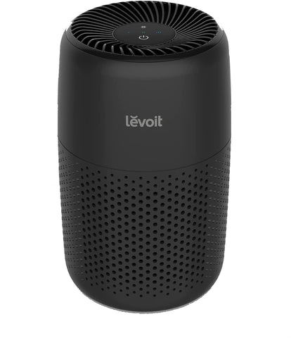 Levoit Core Mini-P front view, compact purifier for small rooms.