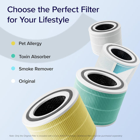 LEVOIT Core300S-P helps tackle kitchen odors and smoke with carbon filtration