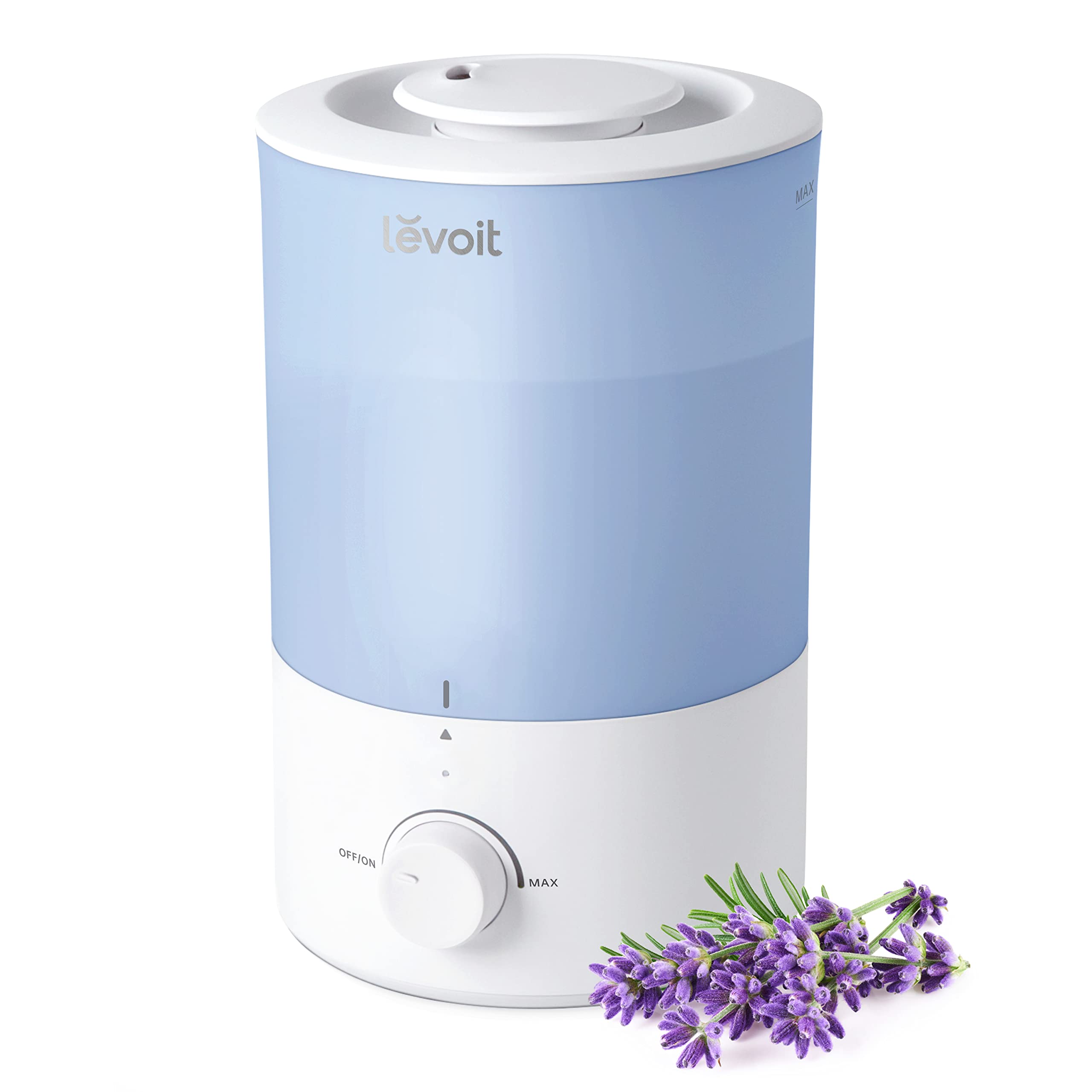 LEVOIT Dual 150 3L tank visible for long-lasting humidity in bedrooms