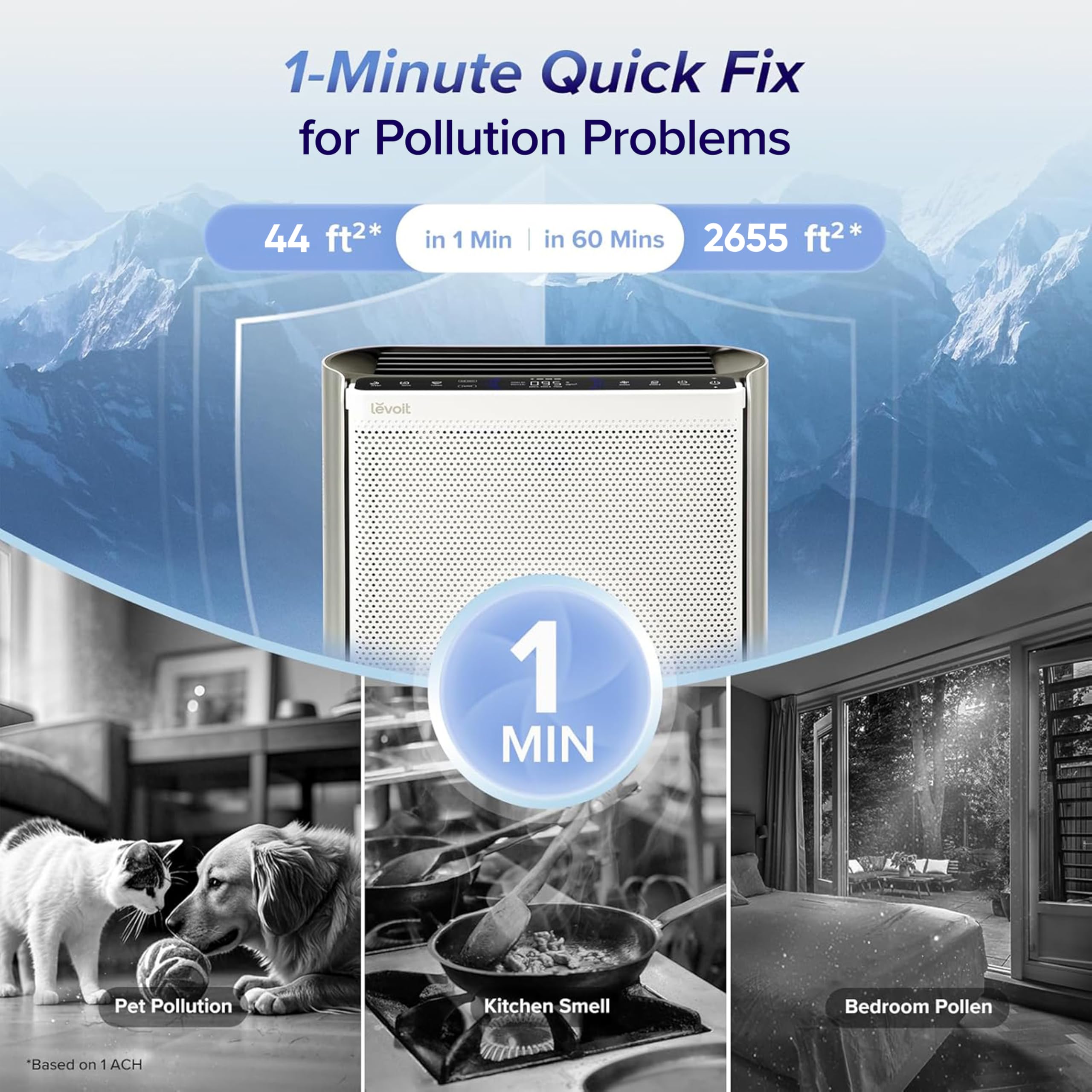Levoit EverestAir-P washable pre-filter for easy maintenance