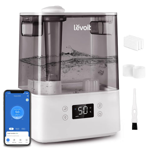Levoit 6L top-fill humidifier ready for effortless nighttime refills
