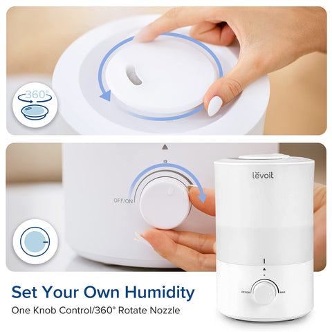 LEVOIT 3-liter capacity supports multiple nights without frequent fills