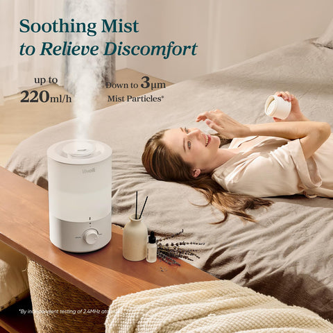 LEVOIT humidifier top-fill design prevents spills during refilling