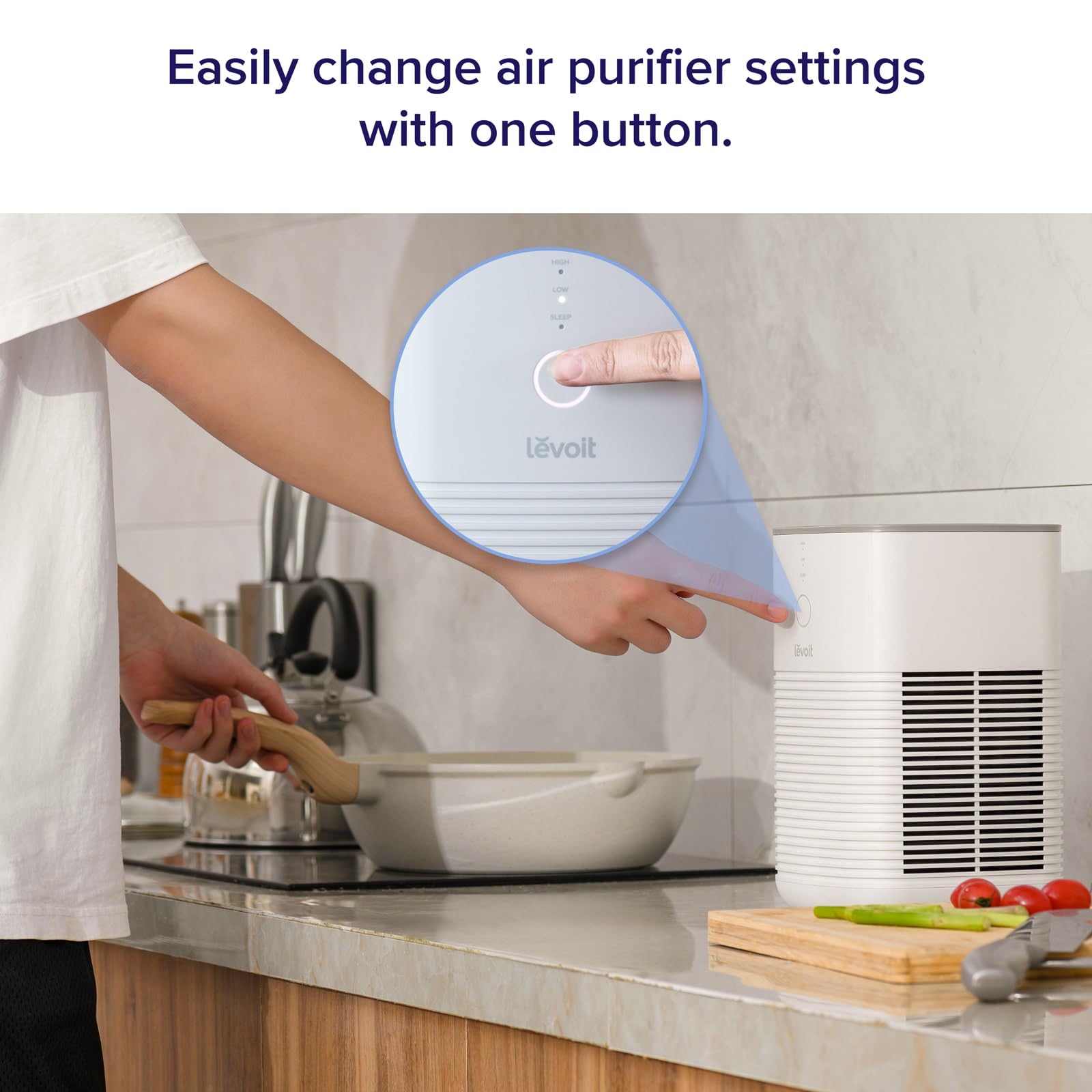 LEVOIT LV-H128 filter indicator helps maintenance