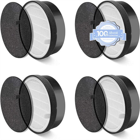 Levoit LV-H132 four-pack replacement filter for peak purifier performance.