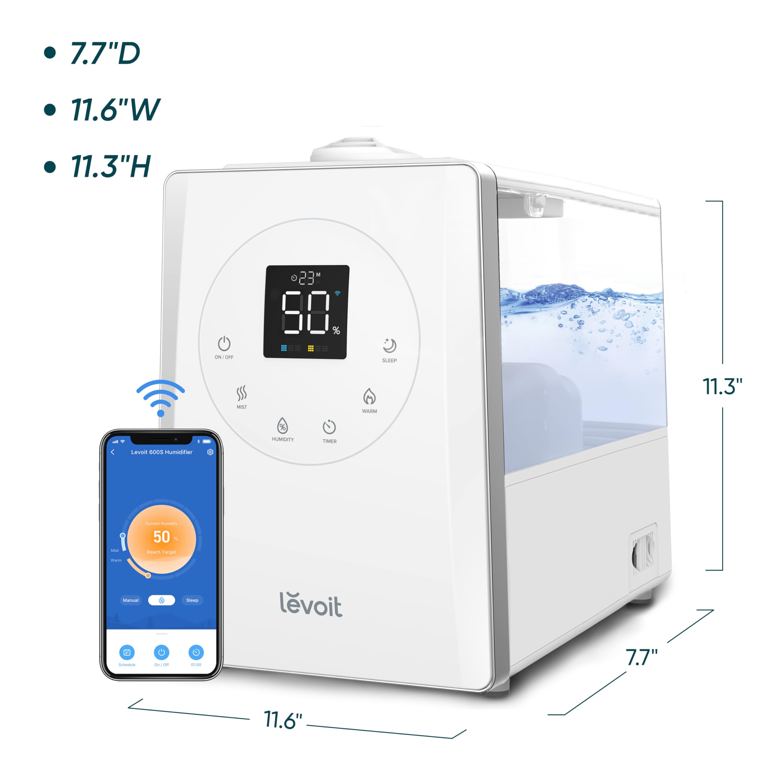 Aroma diffusion box on LV600S for subtle essential oil scents