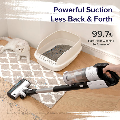LEVOIT LVAC-200 lightweight body enables effortless, everyday cleaning.