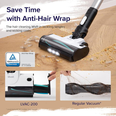 LEVOIT LVAC-200 versatile cleaning attachments tackle floors and surfaces.