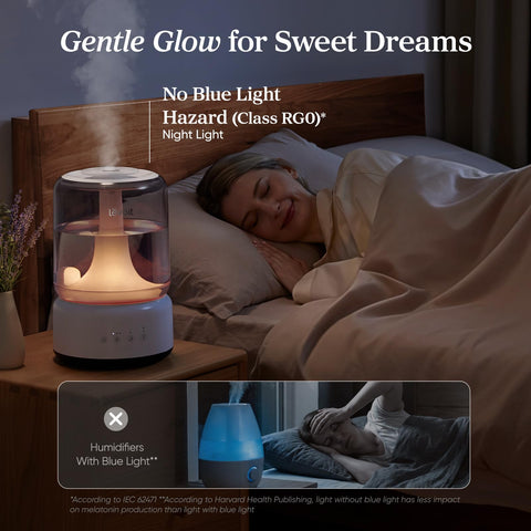 LEVOIT Neo Classic 450 whisper-quiet operation suitable for nurseries