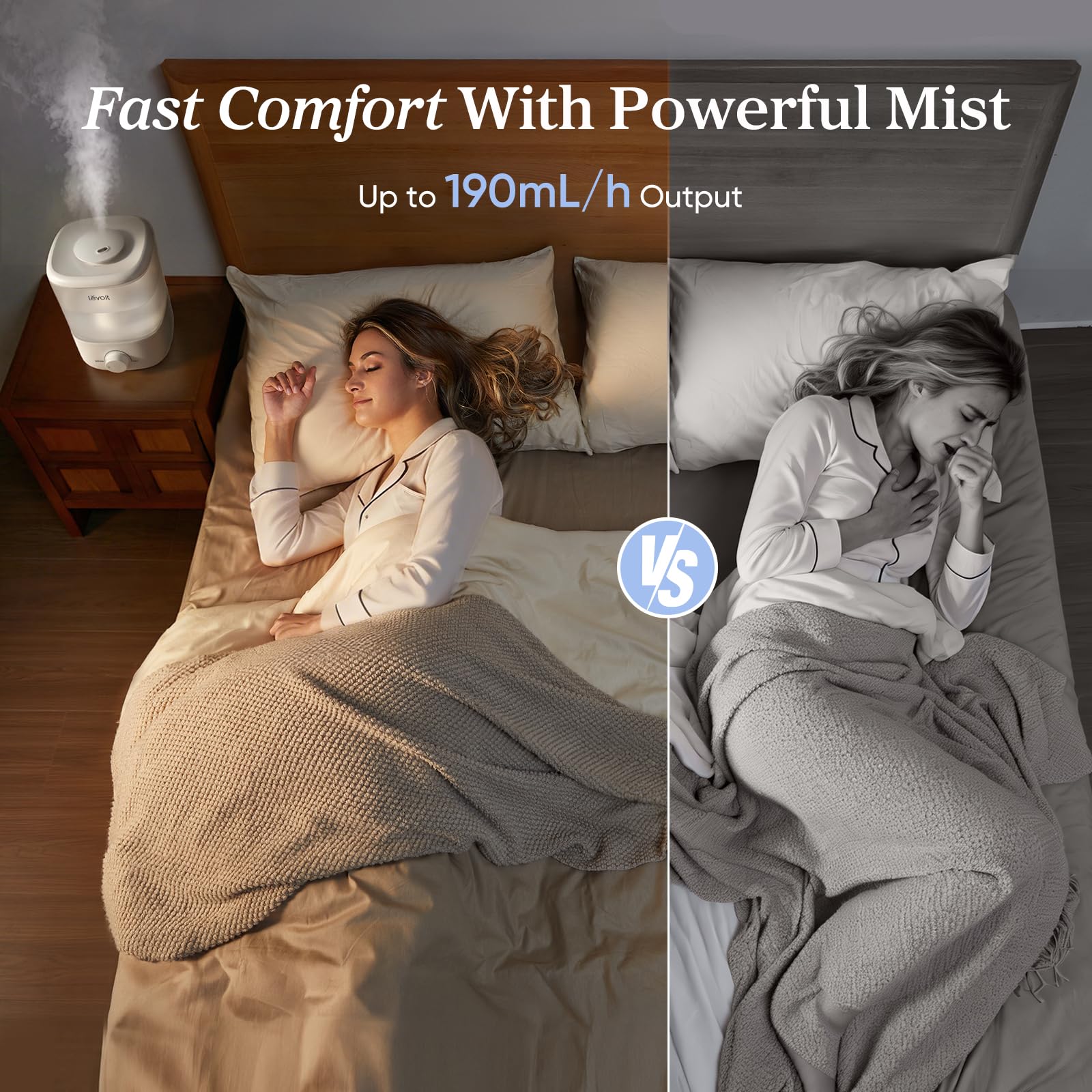 LEVOIT Top Fill Humidifier easy-fill design for mess-free refills