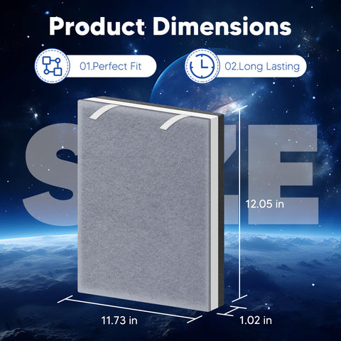 Levoit Vital 100 replacement filter installed inside for quiet operation