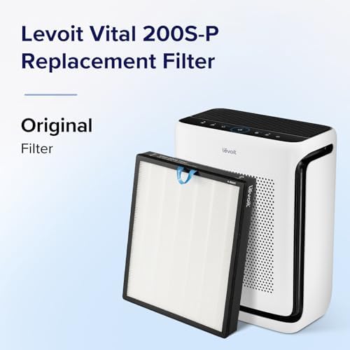 Levoit Vital 200S-P filter in Sleep Mode, quiet operation.