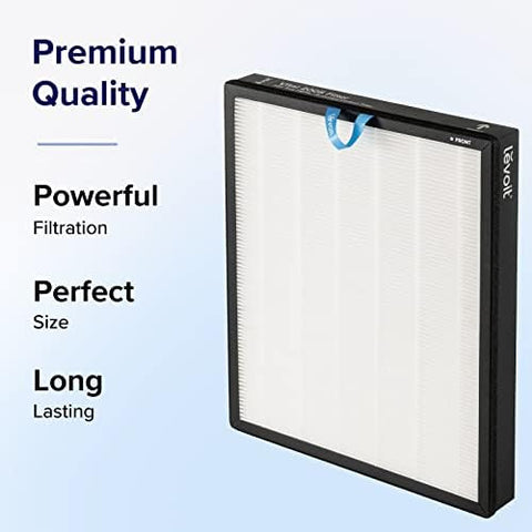 Levoit Vital 200S-P three-stage filtration captures ultrafine particles and odors.