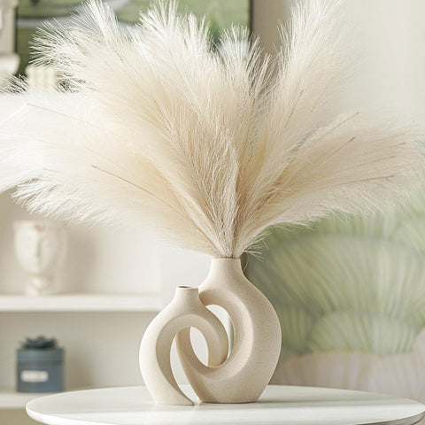 Levvohd hollow design creates sculptural interest on shelves