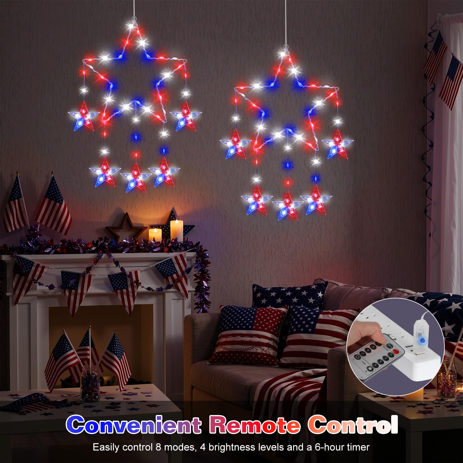 Lewondr eight modes provide versatile ambiance options for any scene.
