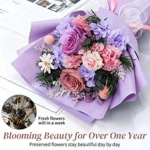 Lewondr dried-flower-accents showcasing dried blooms in the arrangement.