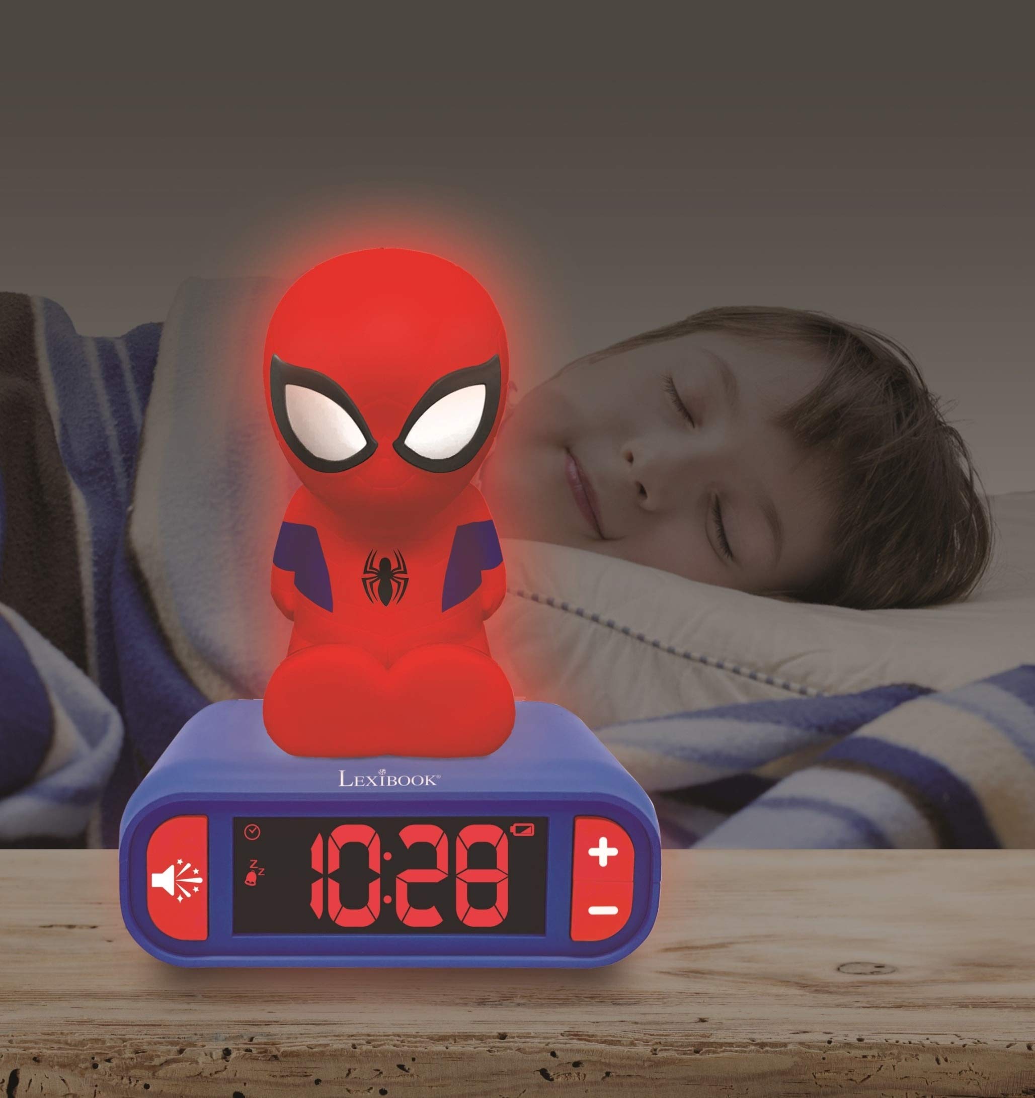 LEXiBOOK Snooze function keeps mornings flexible.