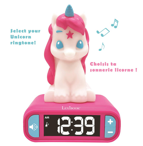 LEXiBOOK Adjustable Alarm Volume control shown for kid-friendly mornings