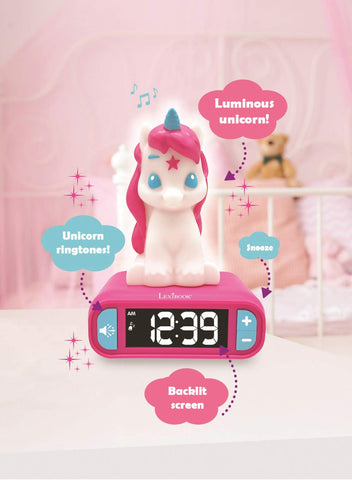 LEXiBOOK Unicorn Sound Effects Button demonstrated for playful alarms