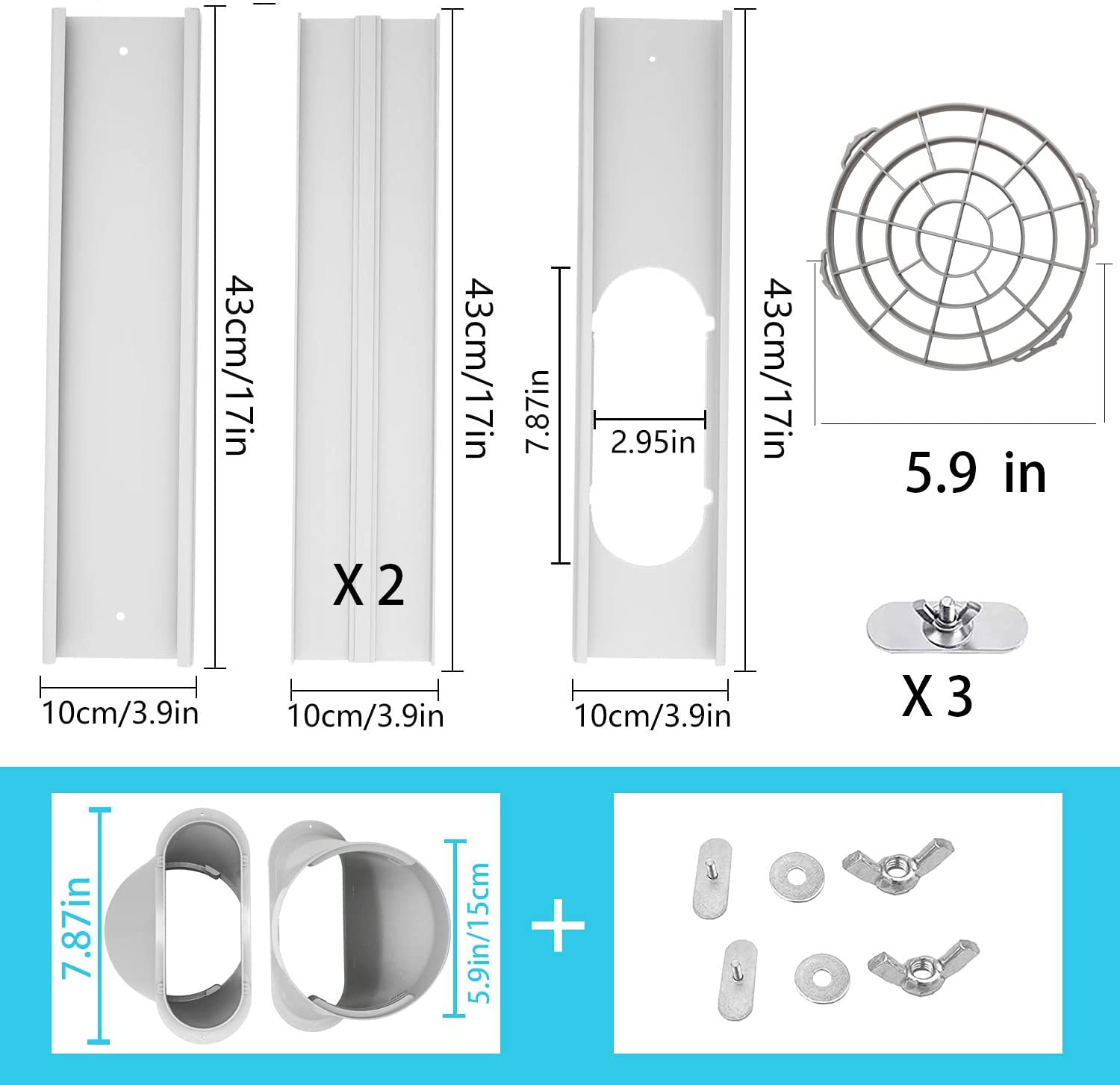 LEZIFU window seal plate demonstrates tight fit for window venting