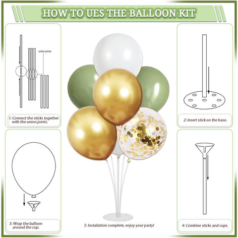 LFSTGN Balloon stand kit simplifies setup and keeps balloons upright.