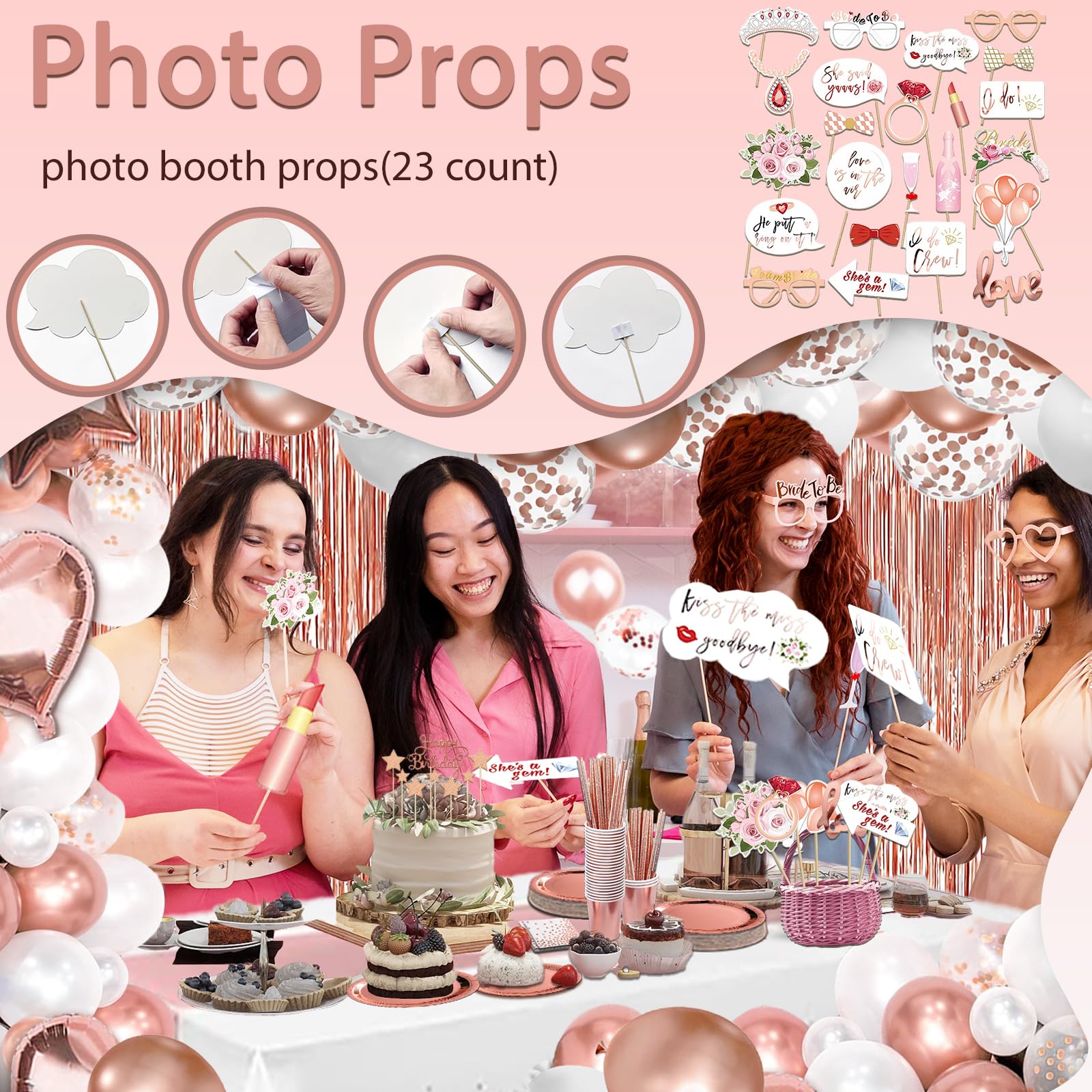 LFSTGN BRIDE TO BE foil balloon enhances focal photo moments