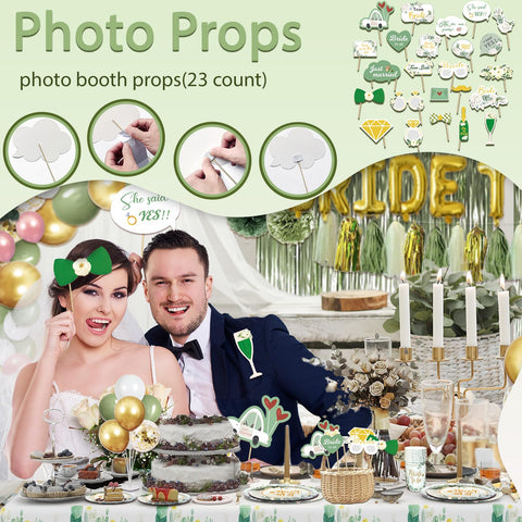 LFSTGN Paper pompoms provide playful accents for photos.
