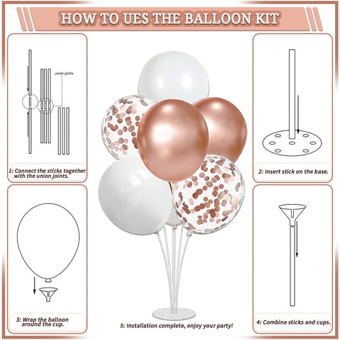 LFSTGN rose gold photo props kit for playful keepsake photos