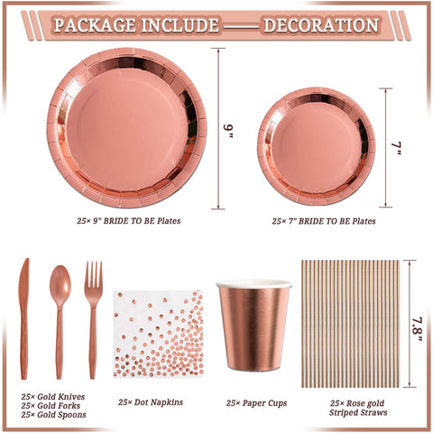 LFSTGN rose gold tablecloth and runner create elegant shimmer for tables