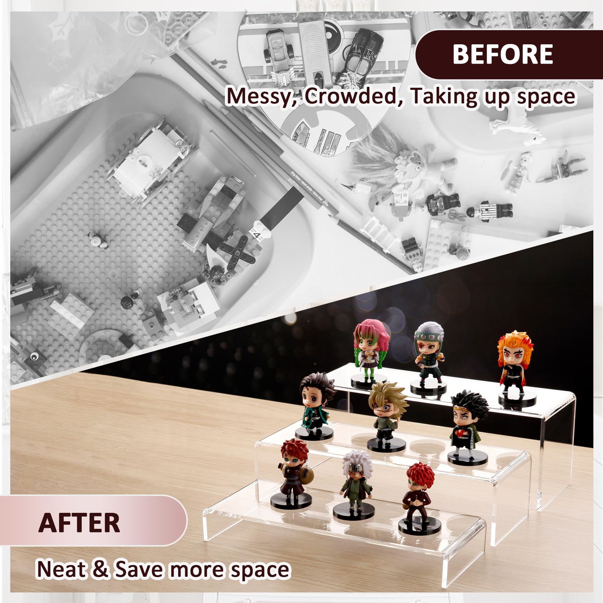 LFTYTUO dessert items on a riser create a focal point.