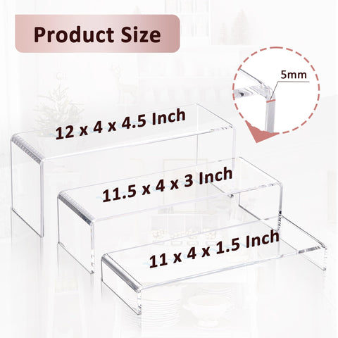 LFTYTUO jewelry and perfume display on riser enhances visibility.