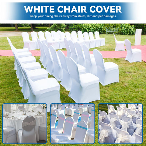 LGJIAOJIAO elastic pockets keep chair covers secure on armless chairs