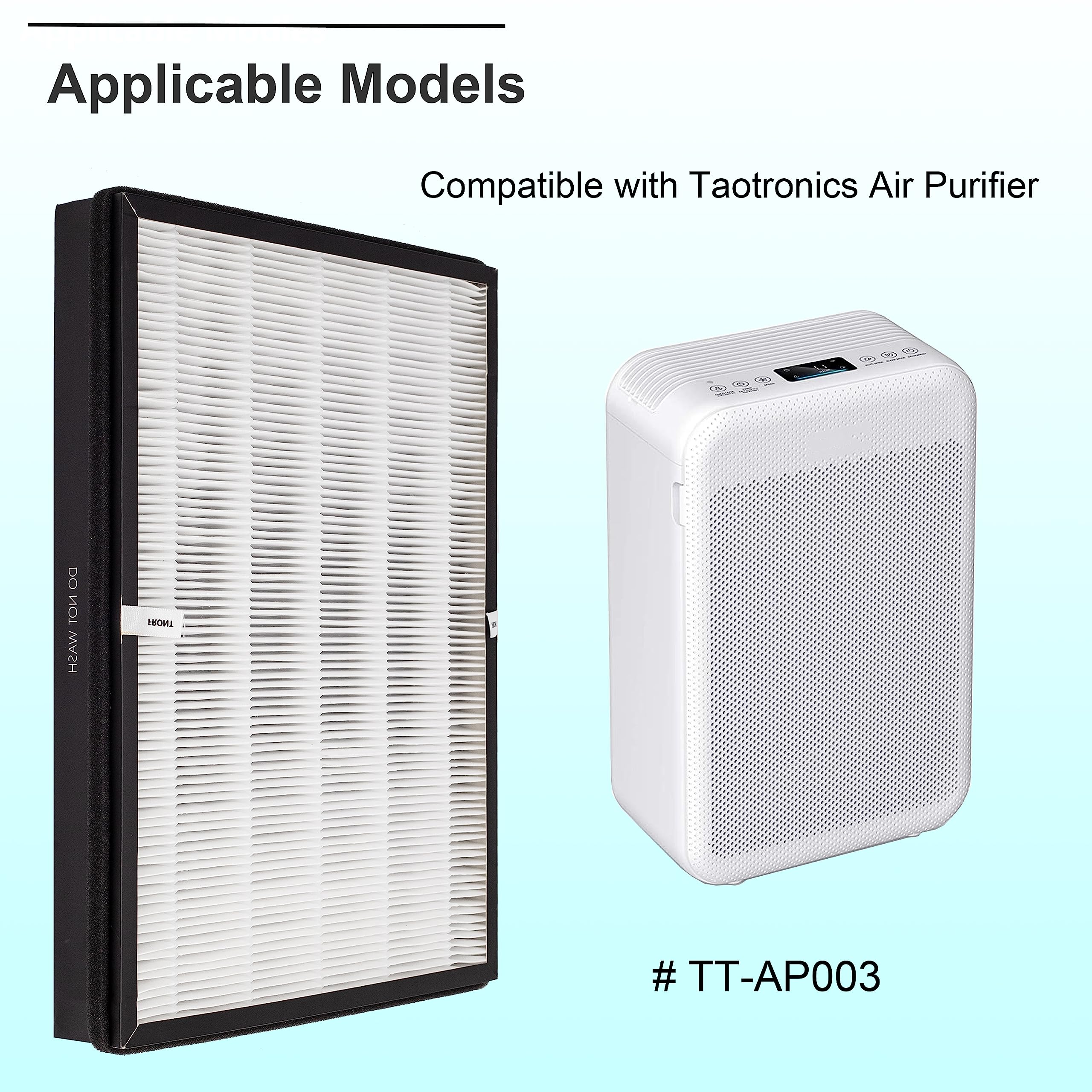 LHARI TTAP003 filter pack side view showing compact design for tight spaces.