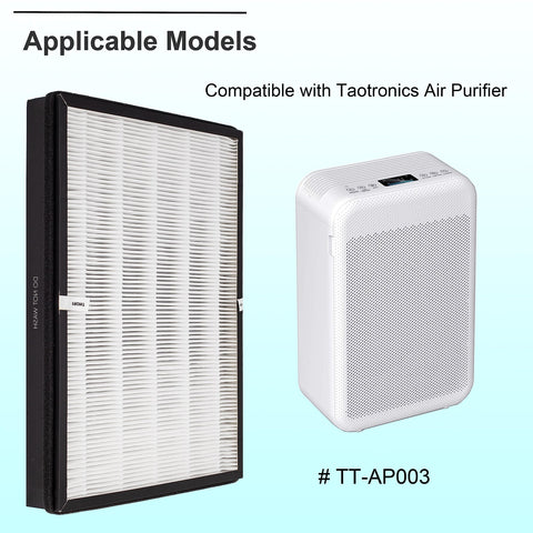 LHARI TTAP003 filter pack side view showing compact design for tight spaces.