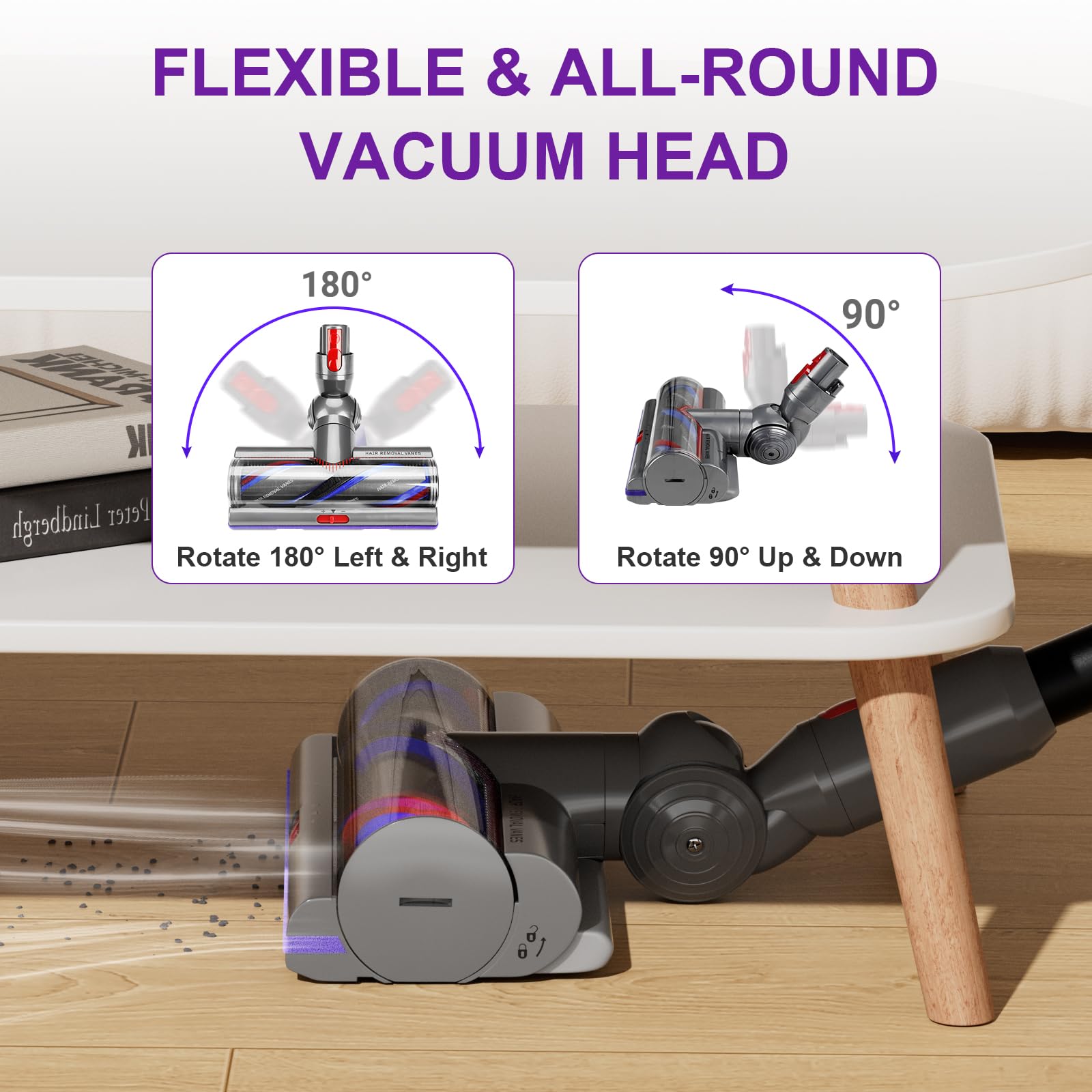 LhhTing durable ABS body resists drops while protecting floors