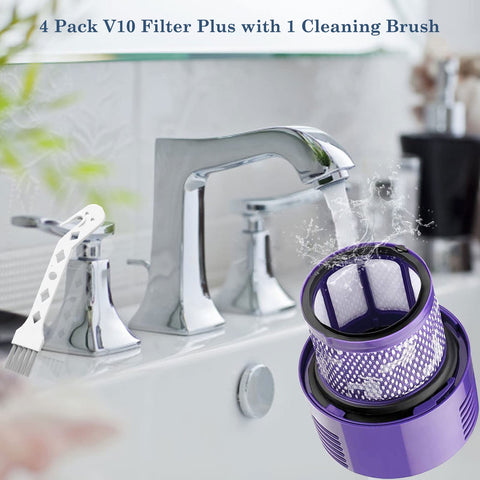 LhhTing filter brush included; simplifies replacement routine