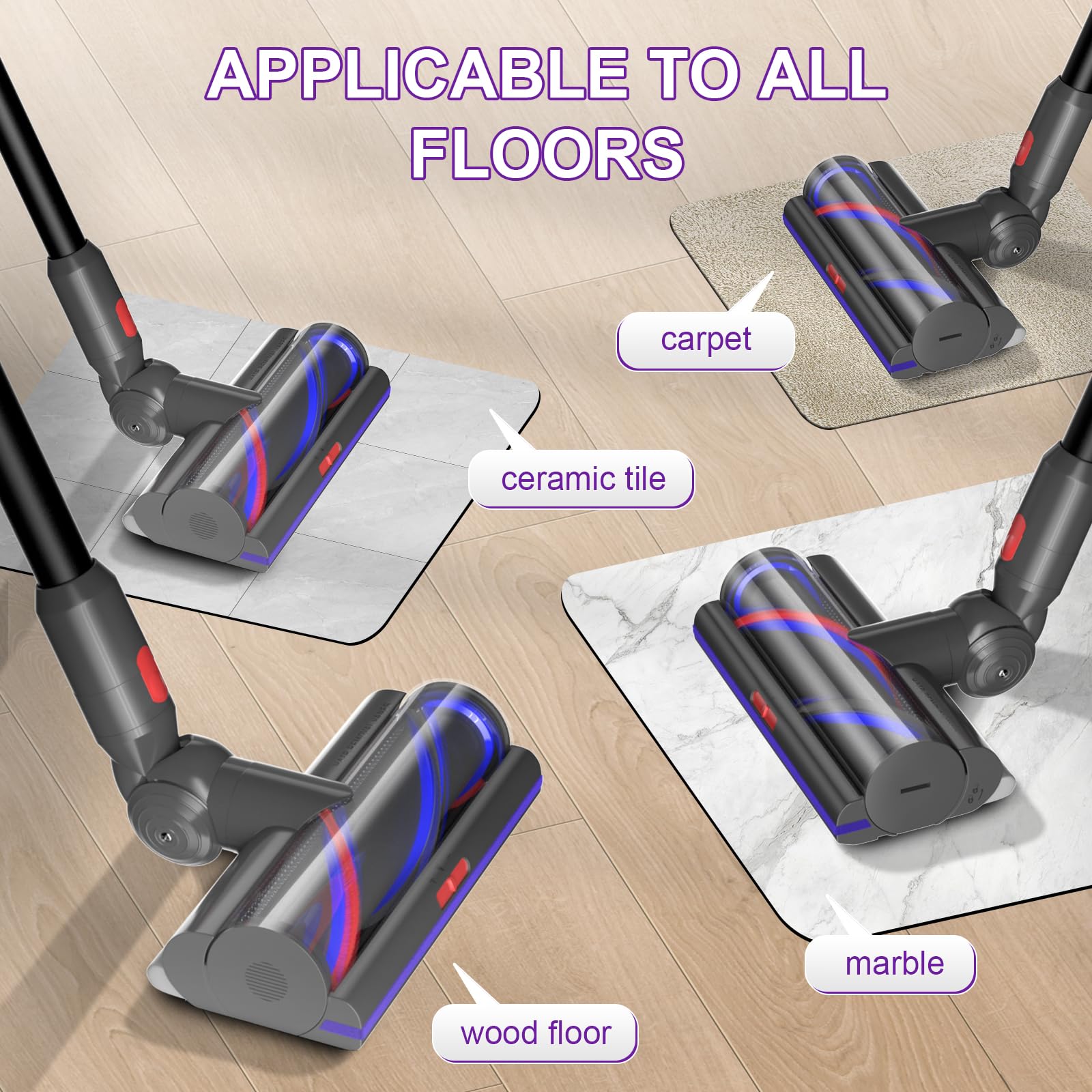 LhhTing soft silicone padding avoids floor scratches