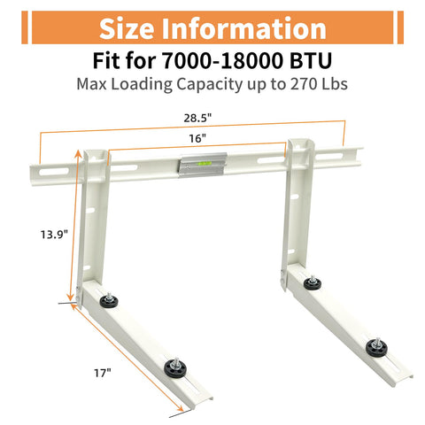 Liamoy heavy-duty wall mount supports up to 270 lbs for secure installation