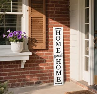 LianheCy Entryway sign durable wood adds rustic charm to porches.