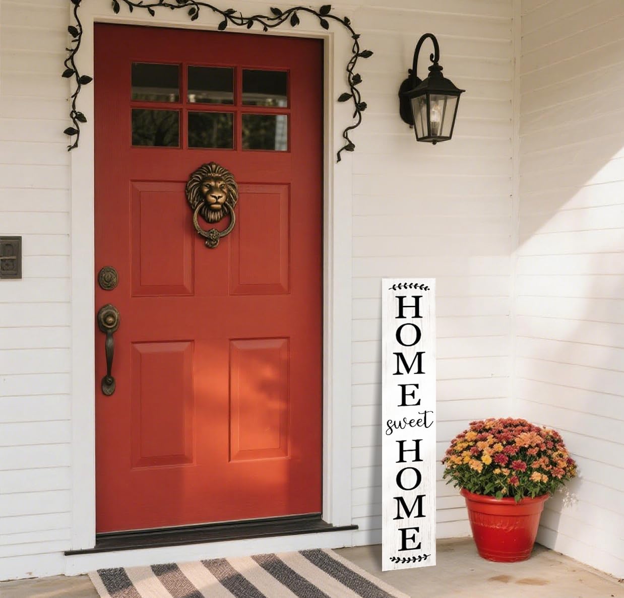 LianheCy Outdoor yard decor welcome sign complements garden entrances.