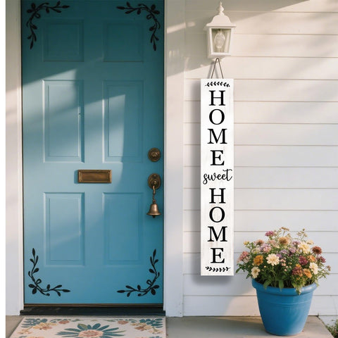 LianheCy Patio decor welcome plaque creates cozy seasonal ambiance.