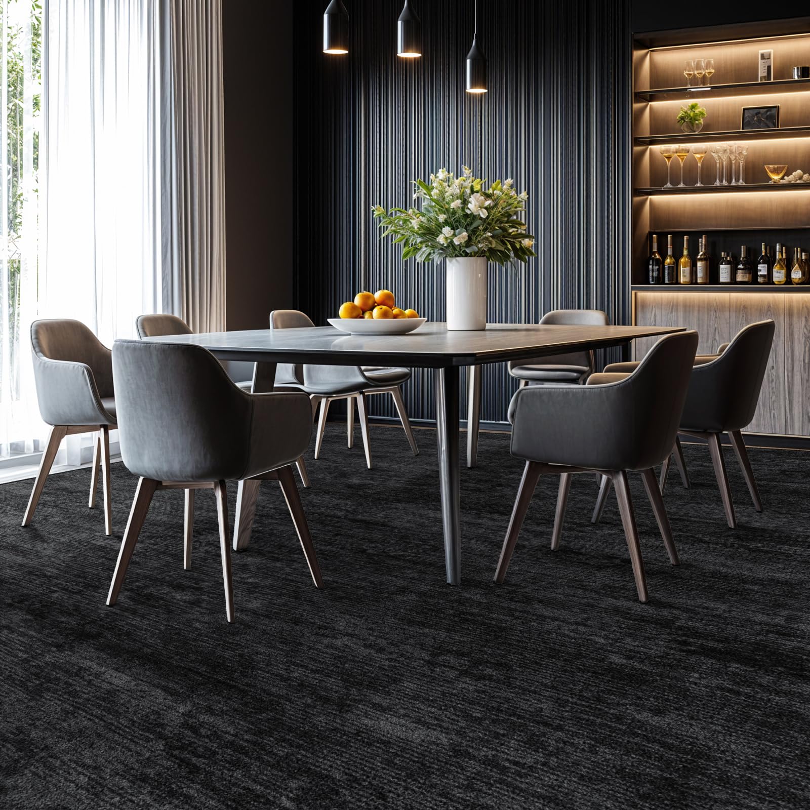 LIANLAM rug eco-friendly bottom protects floors against moisture