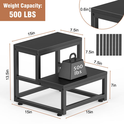 LIANTRAL wooden steps provide a sturdy, waterproof surface for tasks