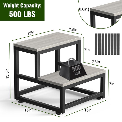 LIANTRAL Step Stool anti-slip strips enhance safe footing.