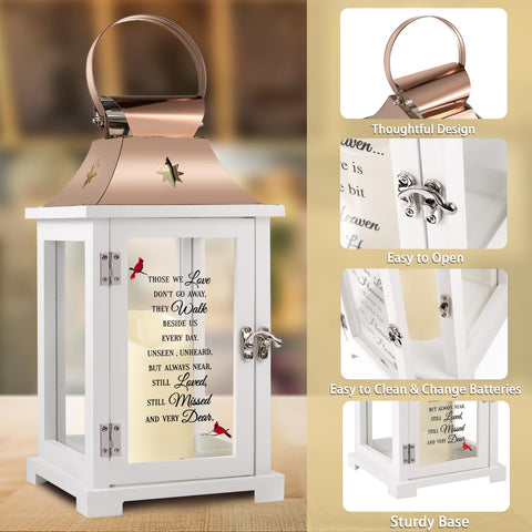 Liantudy Memorial Lantern batteries included for instant use