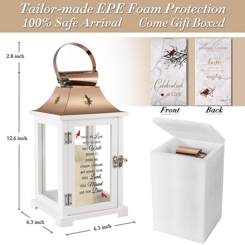 Liantudy Memorial Lantern remote control timer for easy candle moments