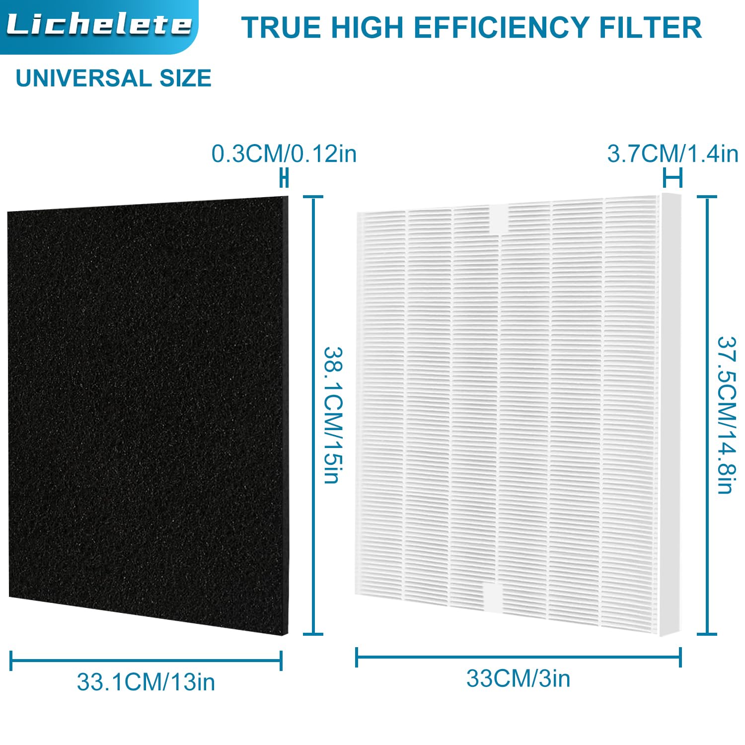 Lichelete AP-1512HH compatible filter; simple swap fits Coway purifiers.