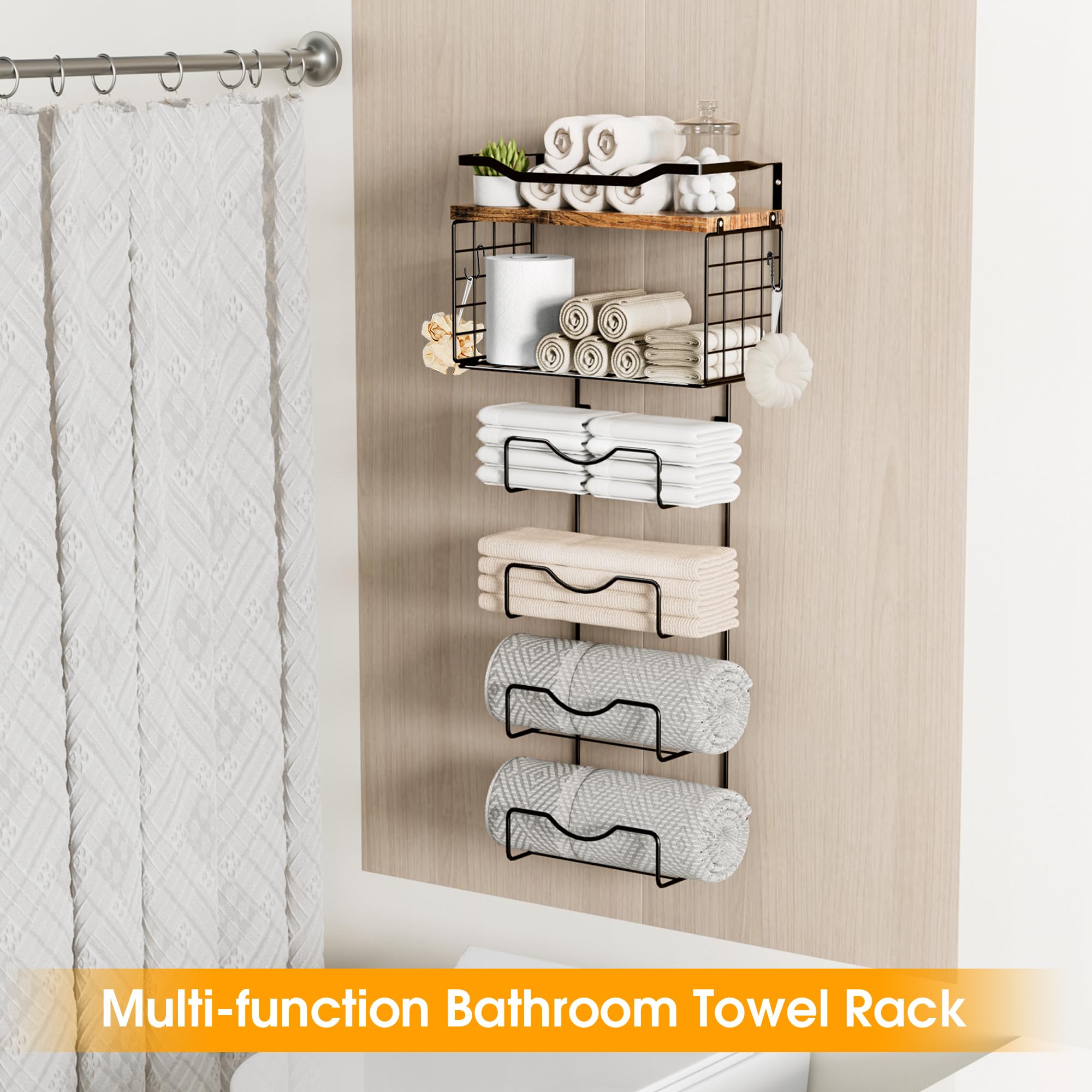 LIDTOP detachable design saves space in tight bathrooms and RVs.